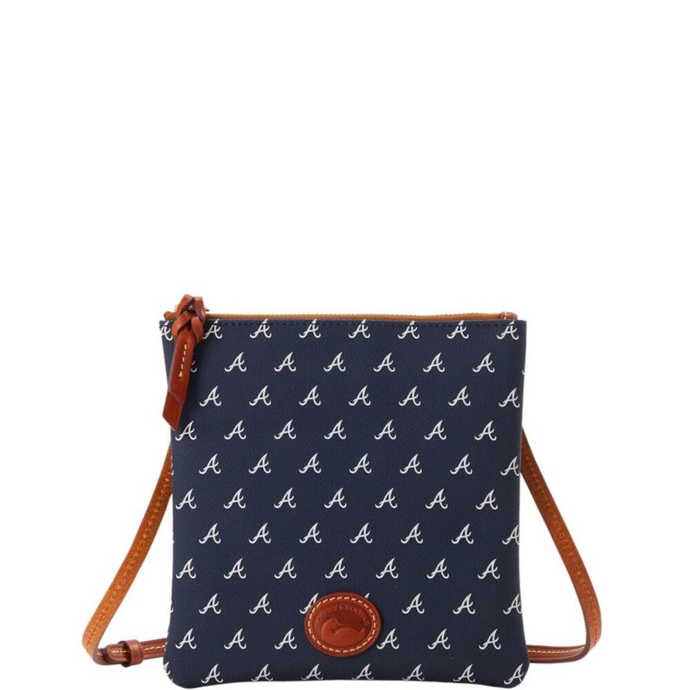 Dooney & Bourke MLB Atlanta Braves North South Top Zip Crossbody - Braves